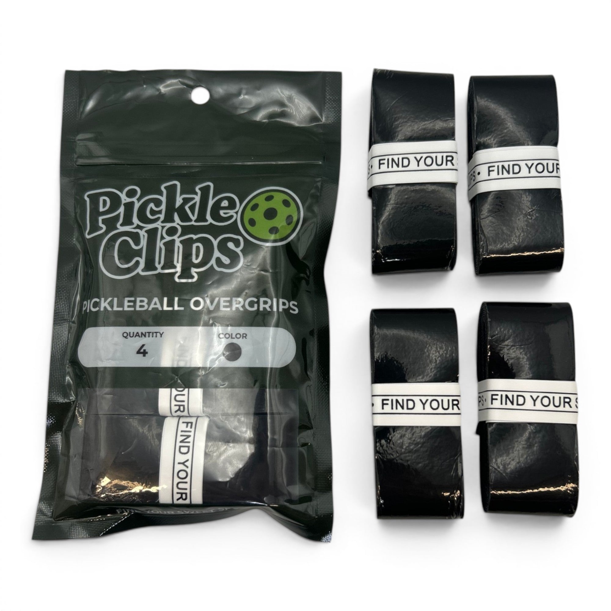 PickleGrips - Thin and Grippy Overgrips (4-Pack)
